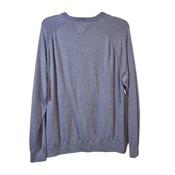 Tommy Hilfiger Mens Sweater Size XXL Crew Neck Blue Cotton Blend Long Sleeves - Picture 2 of 8